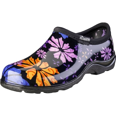 Flower Power Women's Garden/Rain Shoes 6 US Black